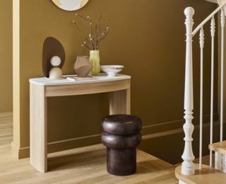 Console extensible Crescendo collection Setis avec allonges intégrées