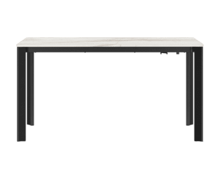 Extendable table S anthracite legs Extenso